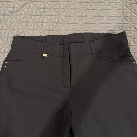 JM Collection curvy fit black pants size 16 short - Picture 2 of 3